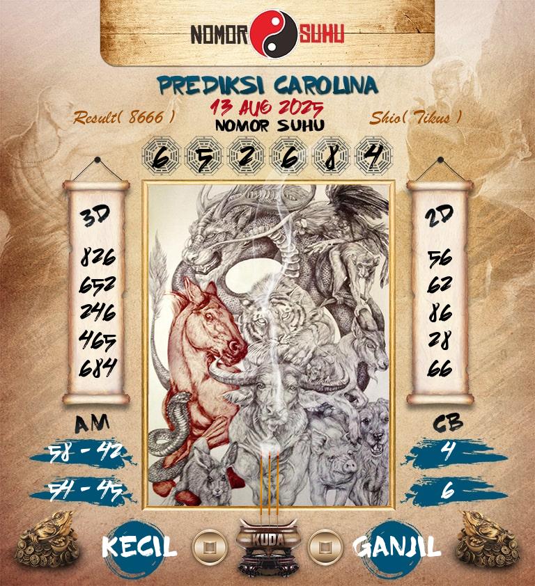 Syair-Prediksi-Suhu-Togel-Carolina-13-Agustus-2025-Hari-Rabu